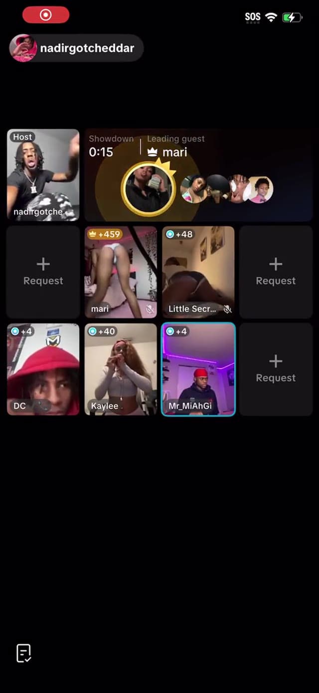 Kaylee,Mari,Secret & Manii On Tiktok Flashing And Twerking