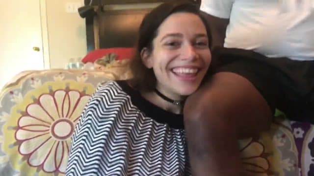 Busty white woman wants to try cuckolding