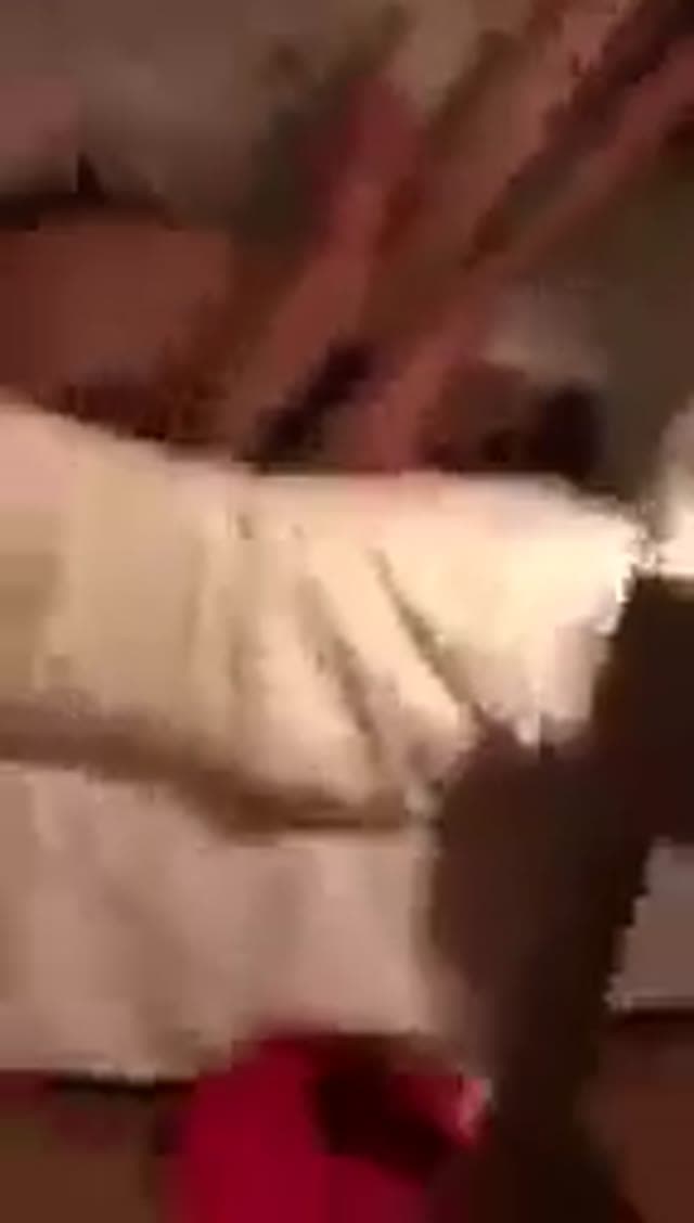 Caught his friend fucking the cuckold's girlfriend