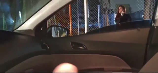 DickFlash made her get in the car and give a handjob