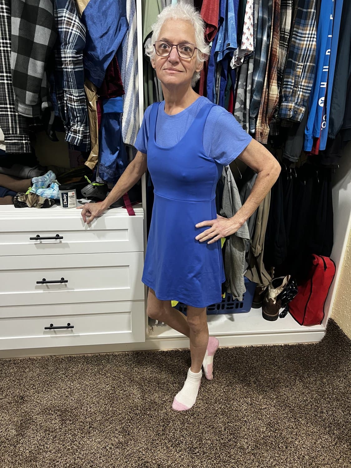 Fucking Granny D and Brown Ring massage! Resharing It makes Granny drip!
