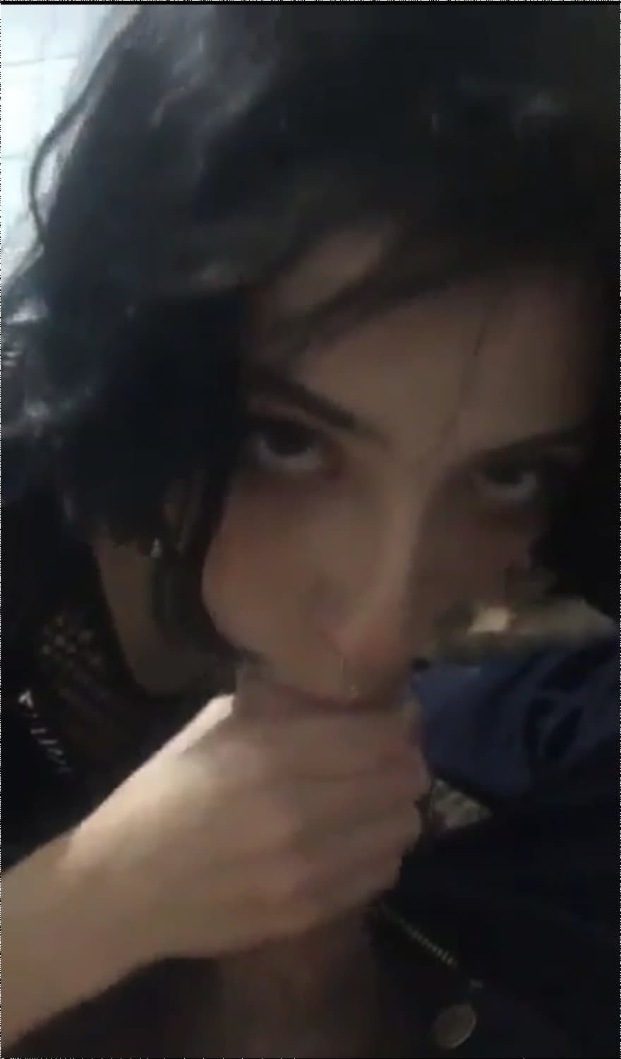 Petite Argentine Emo Sucking Cock Alt Slut Blowjob