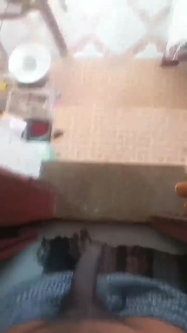 Step-Son asks step-mom to massage his dick