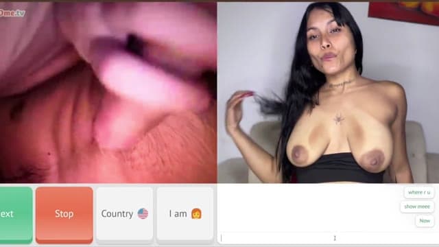 making a random on OMEGLE nut :3